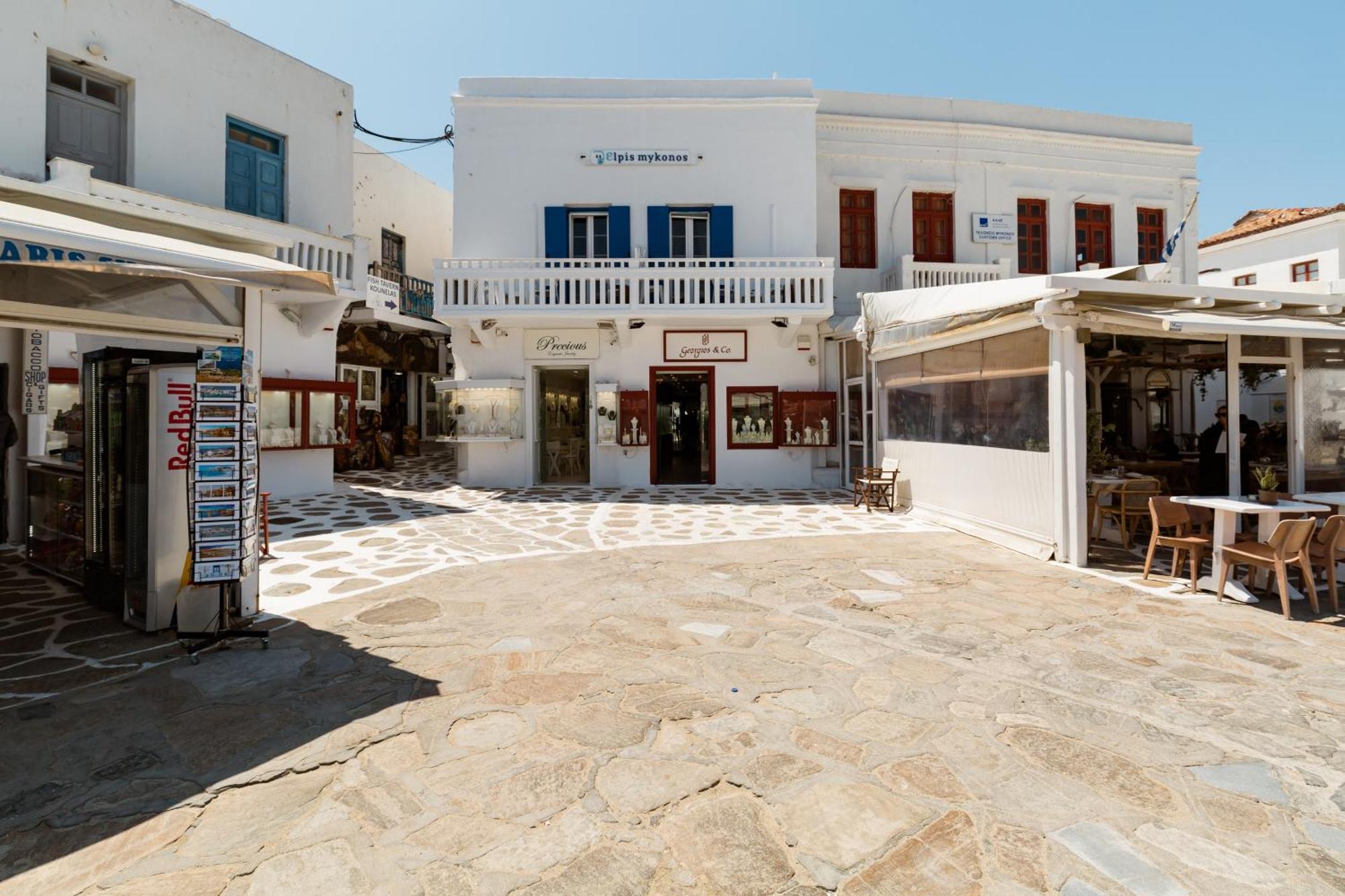ELPIS MYKONOS APARTMENTS - Mykonos Town Delos Port Exterior foto