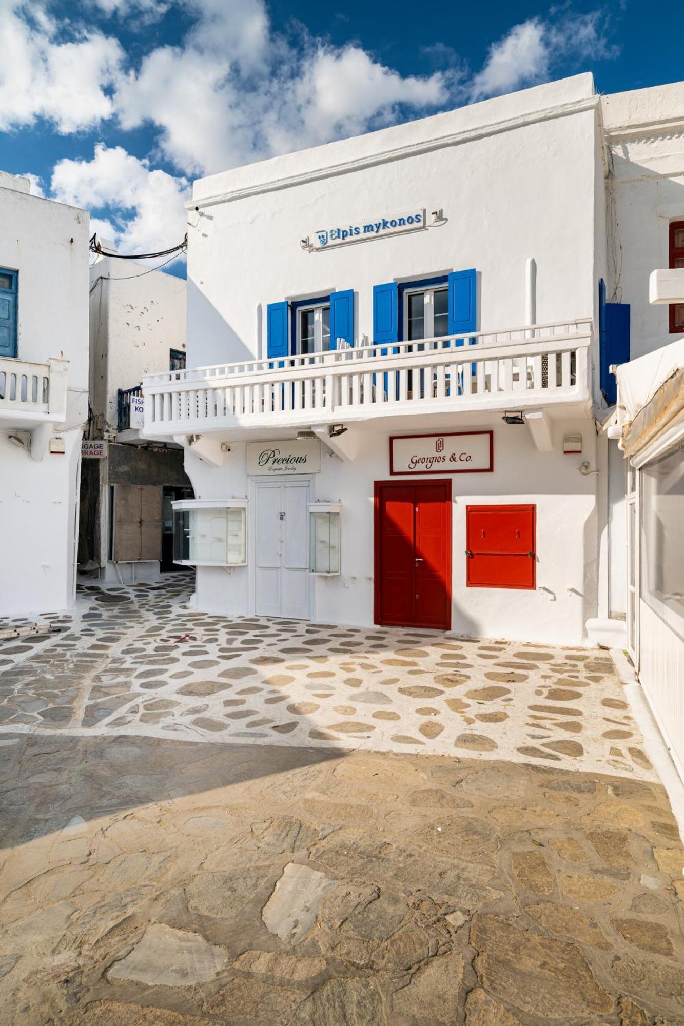 ELPIS MYKONOS APARTMENTS - Mykonos Town Delos Port Exterior foto